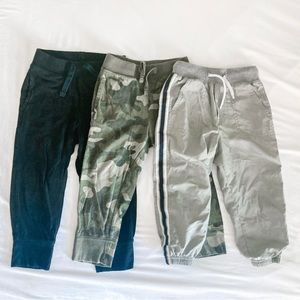 Toddler boy sweatpants, 3pk, 3T